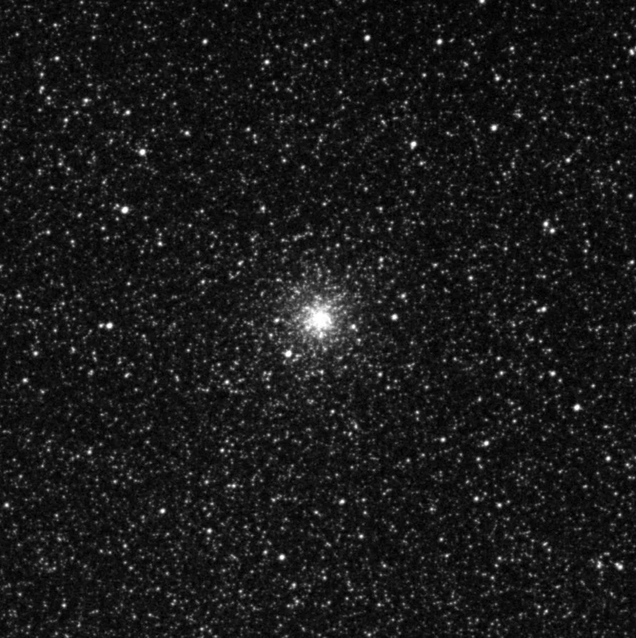 Imagem de referência (DSS2) de NGC 6316 — objeto ainda não capturado no observatório