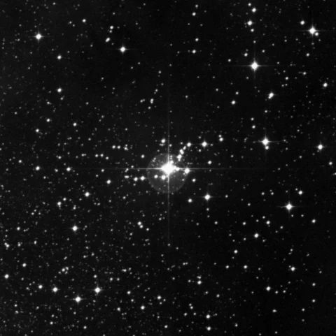 Imagem de referência (DSS2) de NGC 6374 — objeto ainda não capturado no observatório