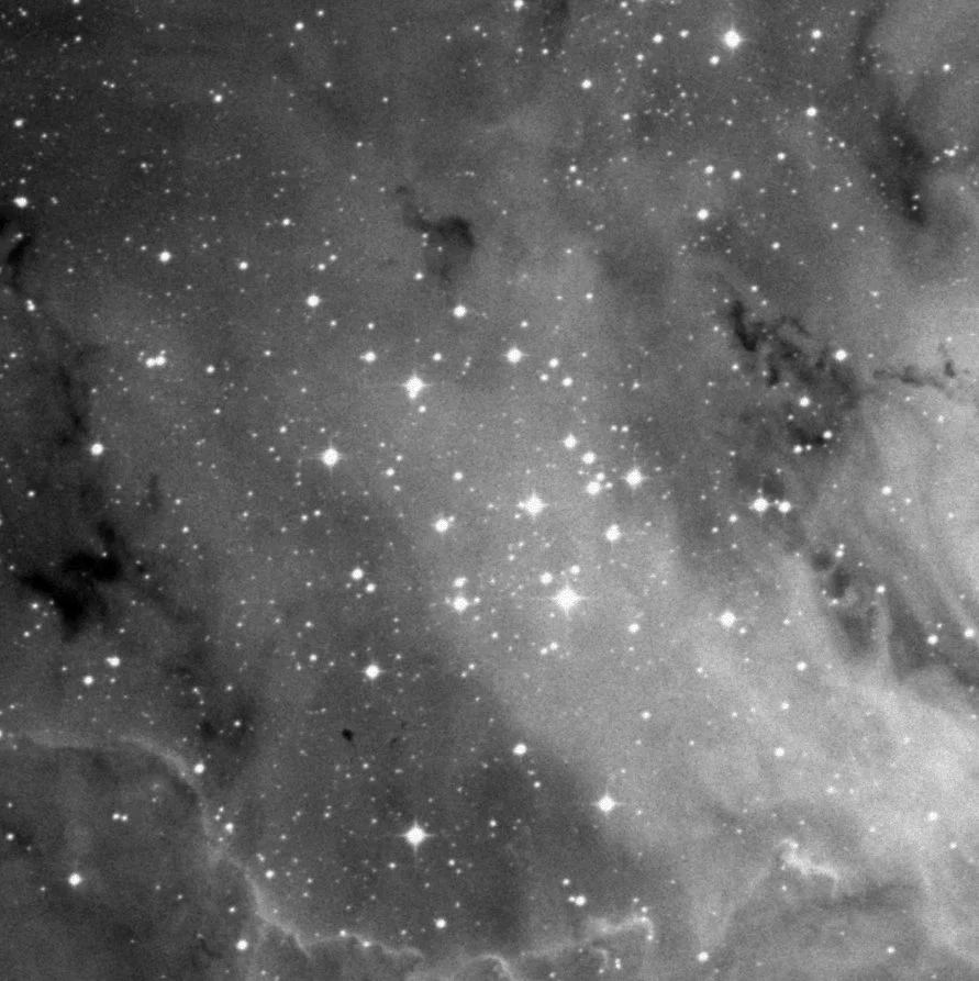 Imagem de referência (DSS2) de NGC 6530 — objeto ainda não capturado no observatório