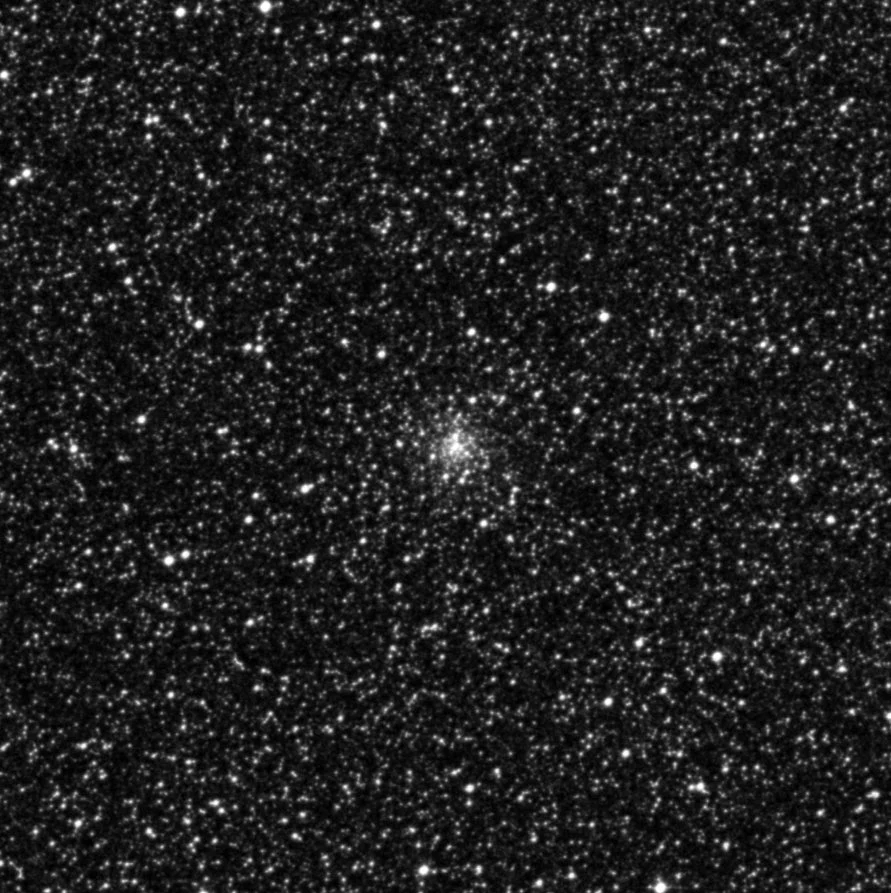 Imagem de referência (DSS2) de NGC 6558 — objeto ainda não capturado no observatório