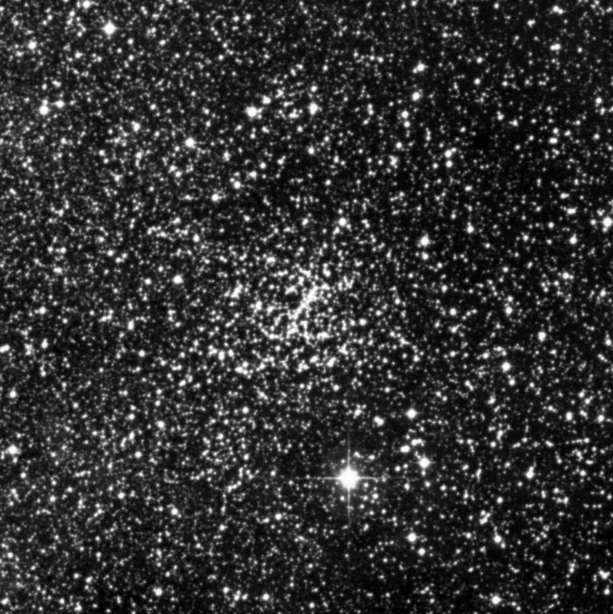 Imagem de referência (DSS2) de NGC 6603 — objeto ainda não capturado no observatório
