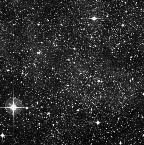 Imagem de referência (DSS2) de NGC 6625 — objeto ainda não capturado no observatório
