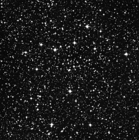 Imagem de referência (DSS2) de NGC 6664 — objeto ainda não capturado no observatório