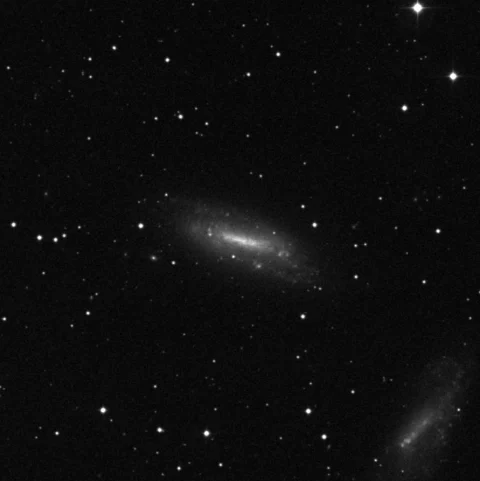 Imagem de referência (DSS2) de NGC 672 — objeto ainda não capturado no observatório