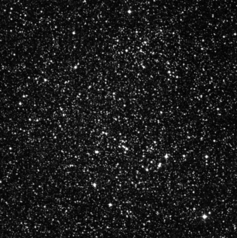 Imagem de referência (DSS2) de NGC 6755 — objeto ainda não capturado no observatório