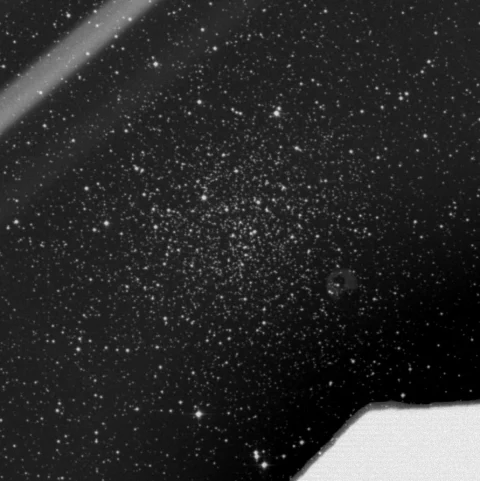 Imagem de referência (DSS2) de NGC 6791 — objeto ainda não capturado no observatório