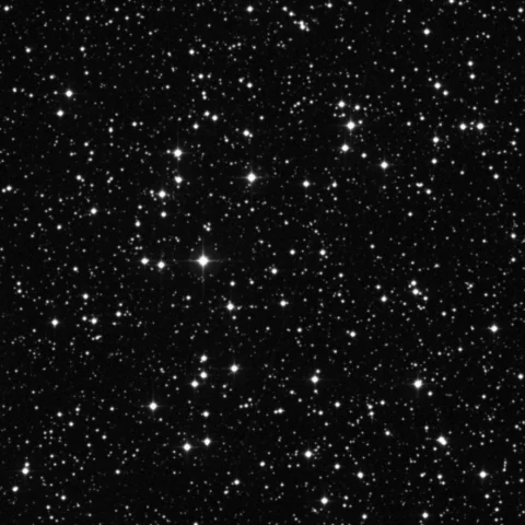 Imagem de referência (DSS2) de NGC 7209 — objeto ainda não capturado no observatório