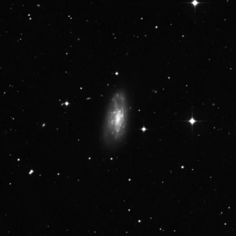 Imagem de referência (DSS2) de NGC 7713 — objeto ainda não capturado no observatório