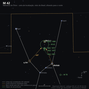 Carta de localizacao de M42