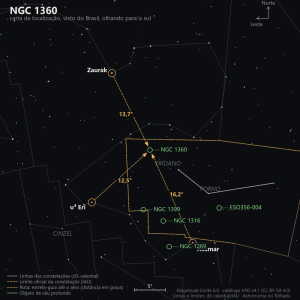 Carta de localizacao de NGC 1360