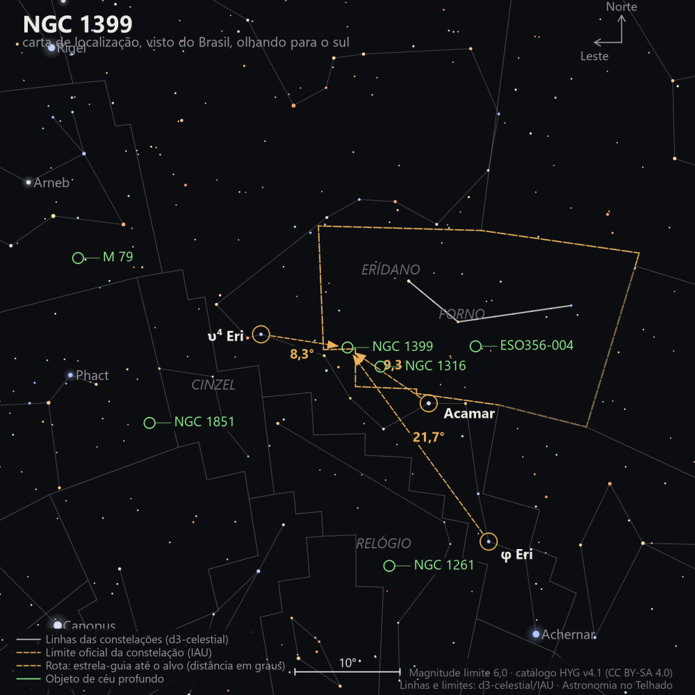 Carta de localizacao de NGC 1399