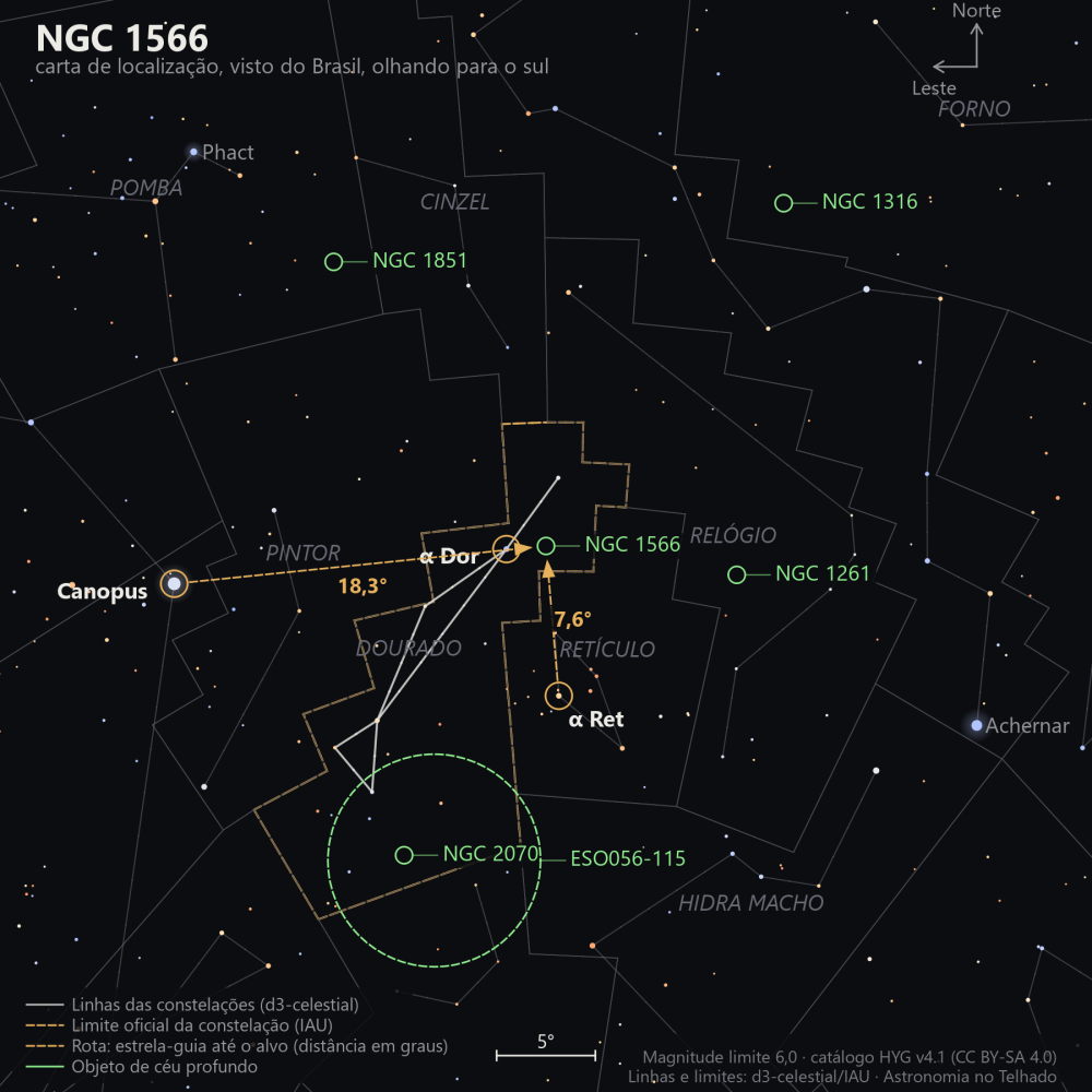 Carta de localizacao de NGC 1566