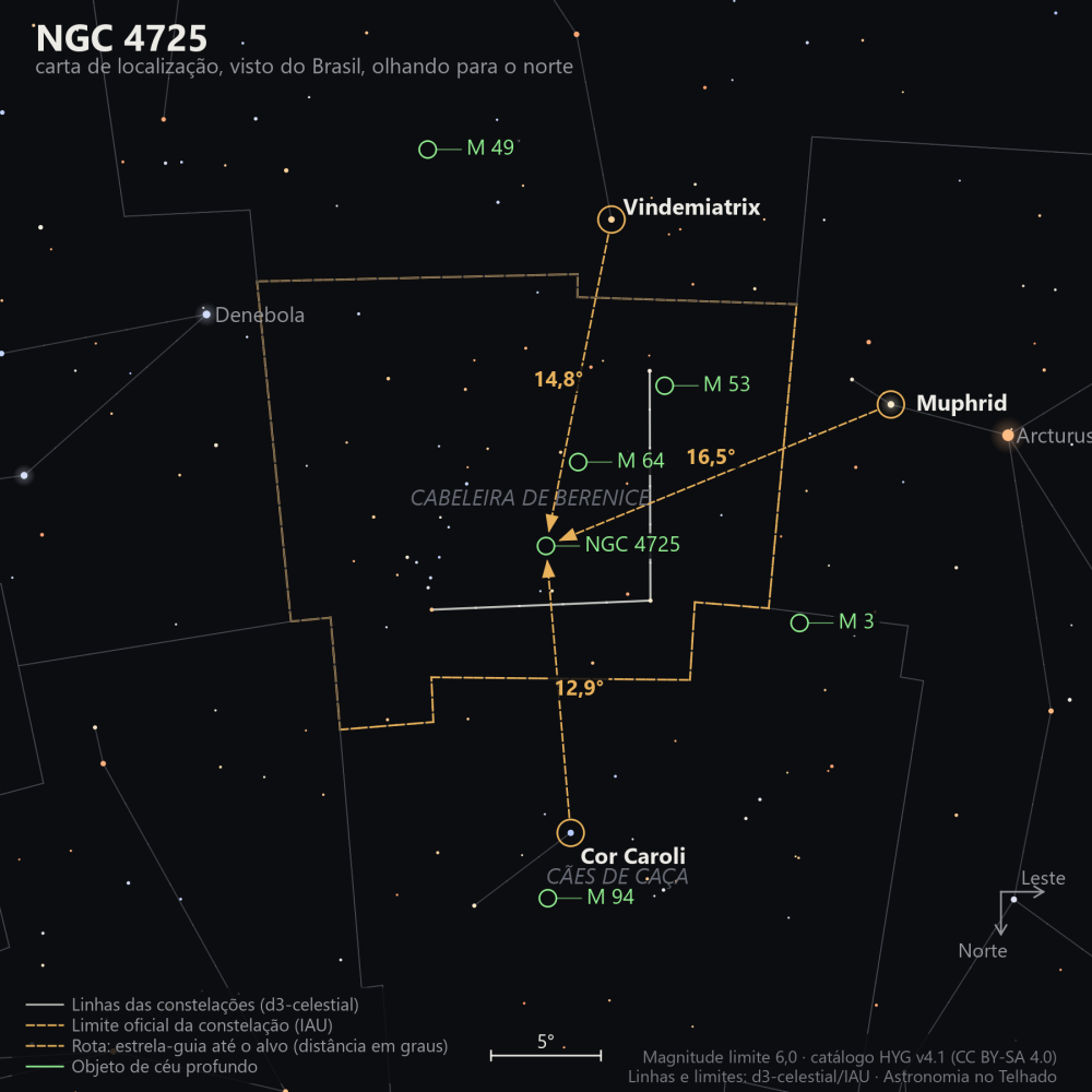 Carta de localizacao de NGC 4725